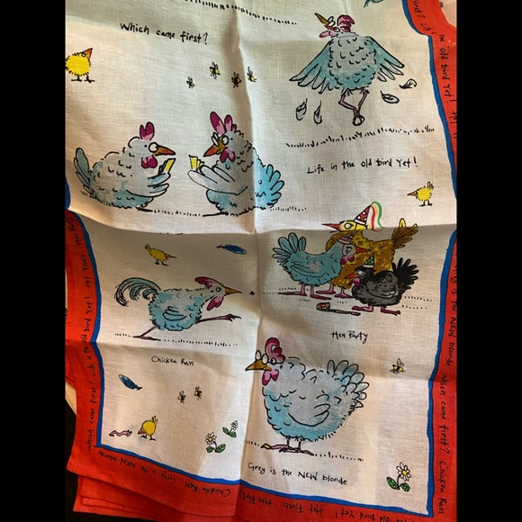 5 new crisp linen tea towels - Picture 1 of 5